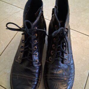 CLARK'S LEATHER ANKLE BOOTS 8.5